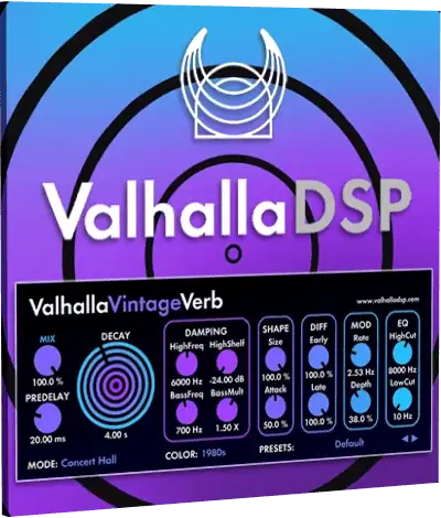 Valhalla DSP — Valhalla VintageVerb 4.0.5 VST, VST3, AAX (x64) [En] скачать торрент