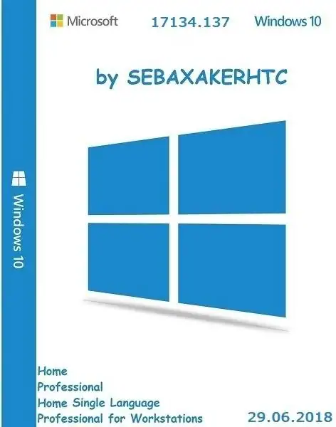 Windows 10 1803 Build 17134.165.1.4 4in1 (x64) Sebaxakerhtc Edition [Multi/Ru] скачать торрент