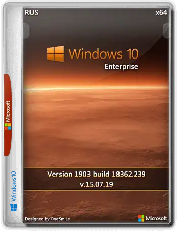 Windows 10 Enterprise 1909 x64 Rus by OneSmiLe [18363.592] скачать торрент