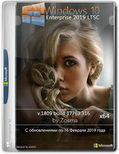 Windows 10 Enterprise LTSC x64 by Zosma (21.05.2019) скачать торрент