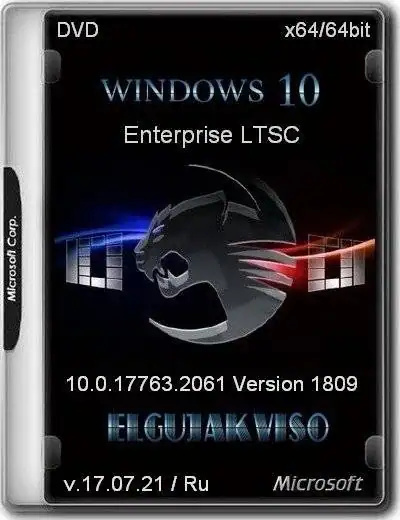 Windows 10 Enterprise LTSC (x64) Elgujakviso Edition (v.08.05.24) [Ru] скачать торрент