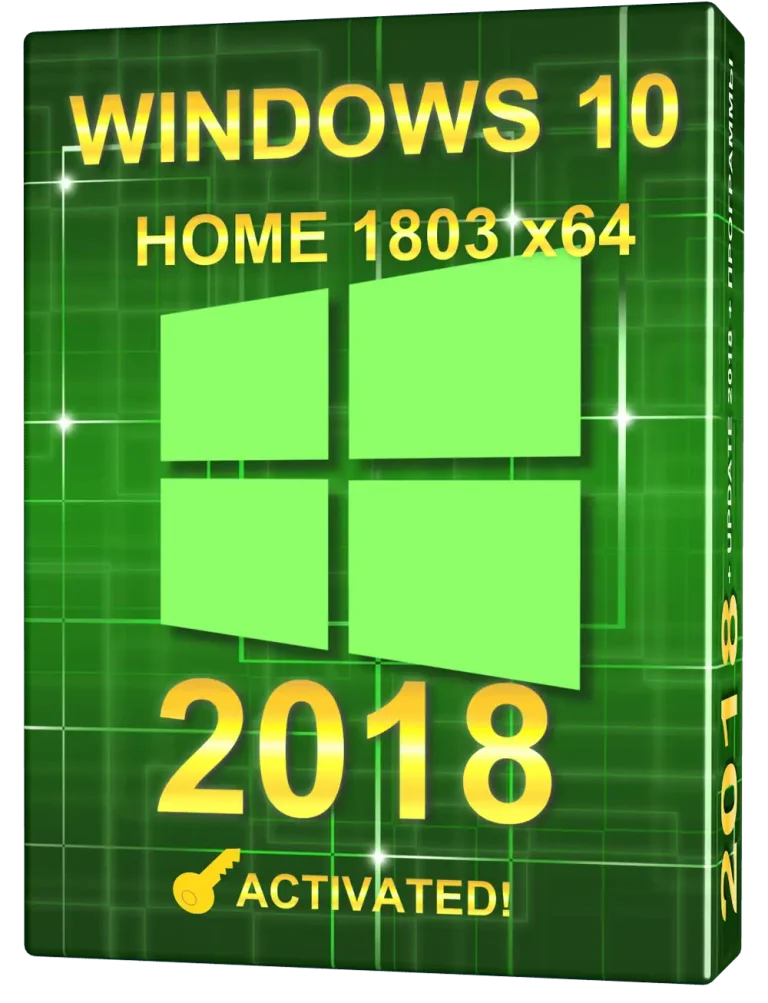 Windows 10 Home 1803 x64 (Update 04.06.2018) + Activator скачать торрент