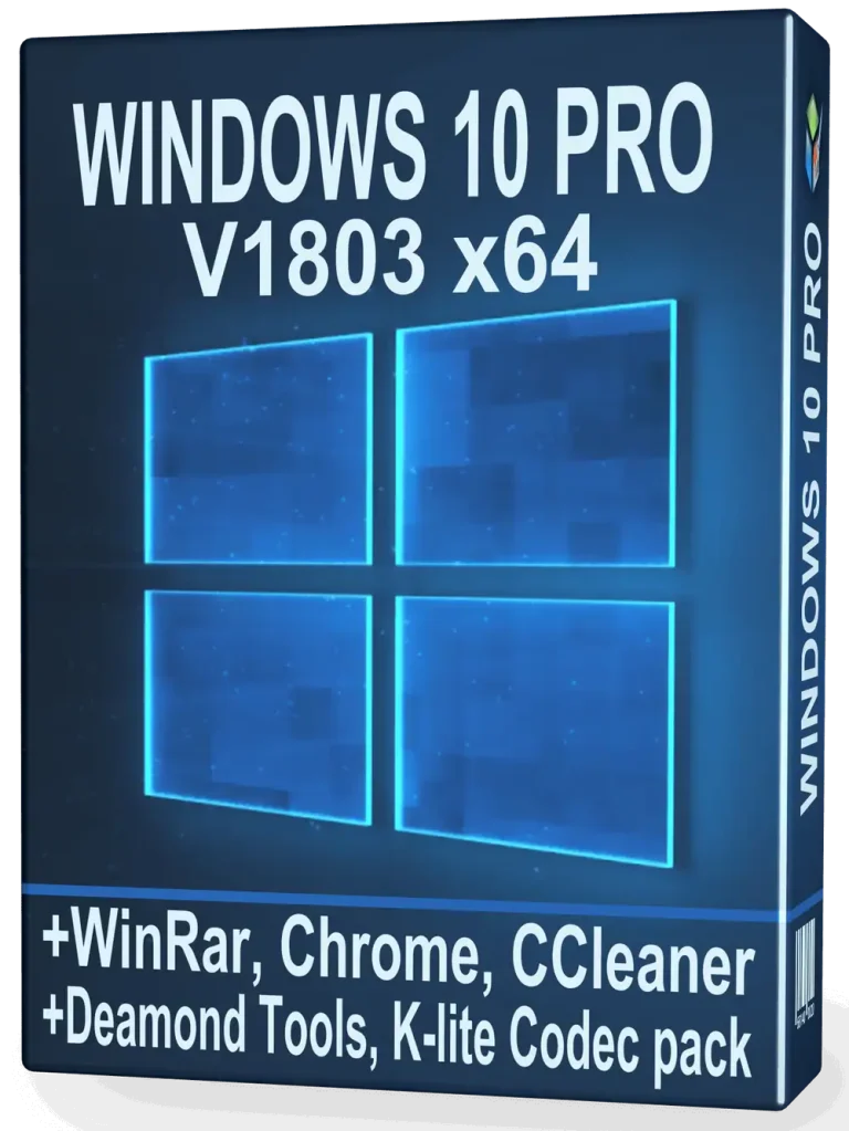 Windows 10 PRO (v1803 x64) +base soft (2018) скачать торрент