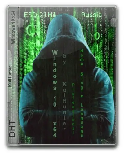 Windows 10 (v21h1) x64 HSL/PRO by KulHunter v6.1 (esd) [Ru] скачать торрент