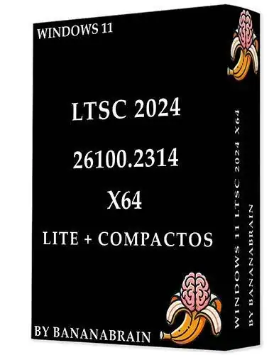 Windows 11 LITE + CompactOS Enterprise LTSС 2024 24H2 10.0.26100.2314 x64 by BananaBrain [Ru] скачать торрент