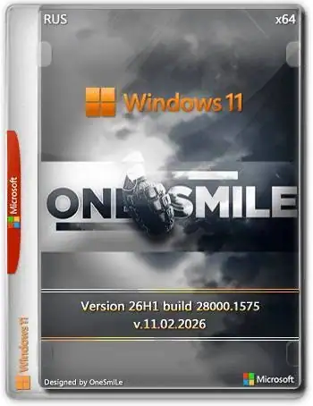 Windows 11 Pro/Ent by OneSmiLe 26H1 build 28000.1719 [Ru] скачать торрент