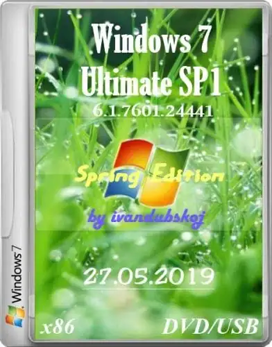 Windows 7 Максимальная SP1 (Spring Edition) Build 7601.24441 (x64) by ivandubskoj (07.06.2019) [Ru] скачать торрент