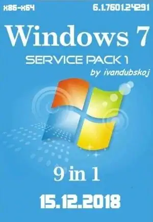 Windows 7 SP1 RU 6.1.7601.24291 (x86/x64) by ivandubskoj (15.12.2018) скачать торрент