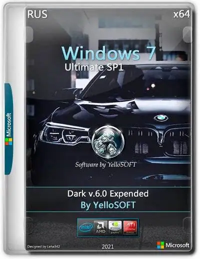 Windows 7 SP1 Ultimate (x64) [Dark V.6.0 Expended] by YelloSOFT [Ru] скачать торрент