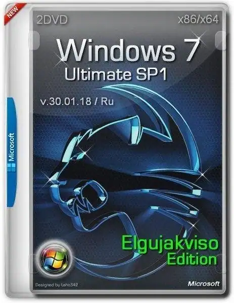 Windows 7 Ultimate SP1 (x86/x64) Elgujakviso Edition (v.21.01.19) [Ru] скачать торрент