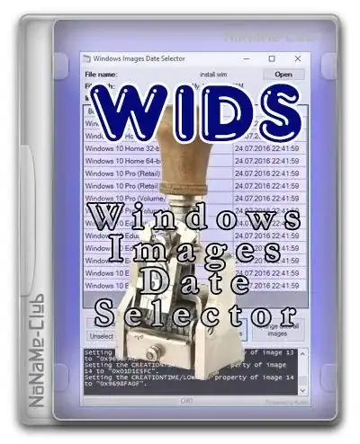 Windows Images Date Selector (WIDS) 1.0.0.4 Portable by Adler [Ru/En] скачать торрент