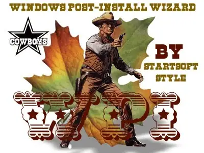 Windows Post-Install Wizard by StartSoft Cowboy Style Retro 04-2020 [Ru] скачать торрент