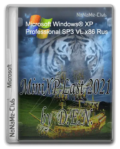 Windows® XP Professional SP3 VL x86 by D.E.N. (MiniXP 2021) [Ru] скачать торрент