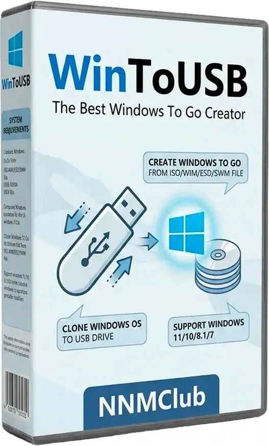 WinToUSB Free / Pro / Enterprise 10.8.0.2  [Multi/Ru] скачать торрент