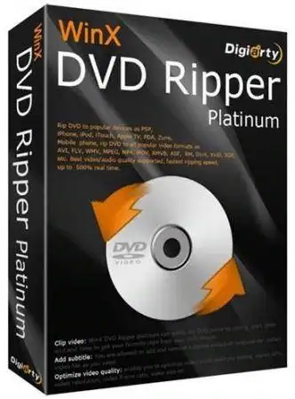 WinX DVD Ripper Platinum 8.5.0.192 Build 01.04.2017 RePack by вовава [Ru] скачать торрент
