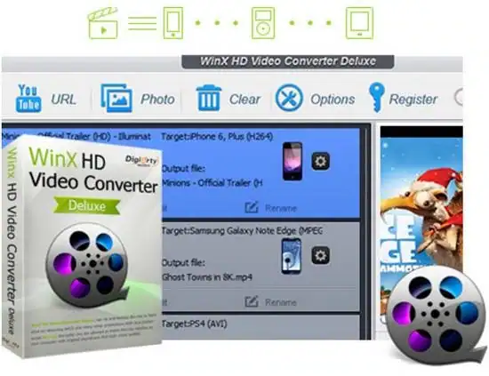 WinX HD Video Converter Deluxe 5.9.8 [Multi/Ru] скачать торрент